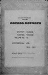 Patrol Reports. Madang District, Madang, 1956 - 1957