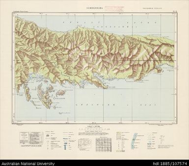 Indonesia, Western New Guinea, Samberbaba, Series: Nederlands-Nieuw-Guinea, Sheet 10-Q, 1958, 1:100 000