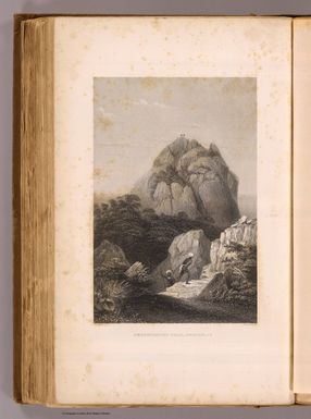 Observatory Peak, Feejee Is. (Drawn by) A.T. Agate. (Engraved by) Jordan & Halpin. (Philadelphia: Lea & Blanchard. 1845)