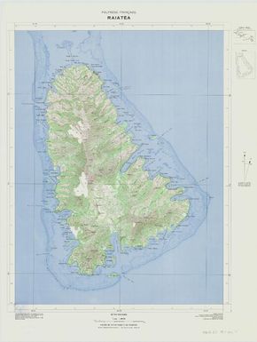 Raiatea / dessine et publie par l'Institut geographique national en 1958