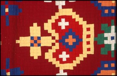 Tivaevae taorei (crown design) by Ani Katu (detail)