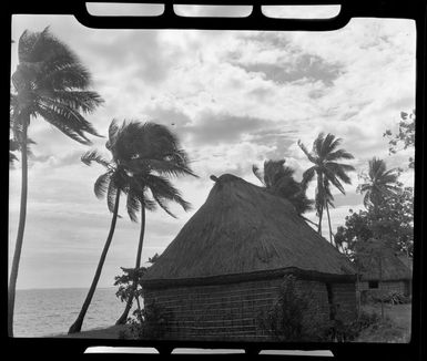 Bures beside the sea at Vuda village, Fiji
