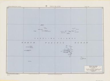 Truk Islands : special strategic map