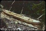 Unfinished canoe