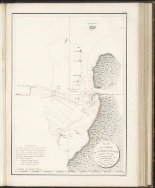 Plan du havre de Tongatabou redige en avril 1793 / par C.F. Beautemps-Beaupre, ingenieur-hydrographe, d'apres ses operations, celles de l'ingenieur Jouvency et le plan leve par Cook en 1777