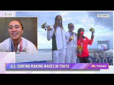 CARISSA MOORE - Native Hawaiian takes GOLD at Surfings historic Olympic event