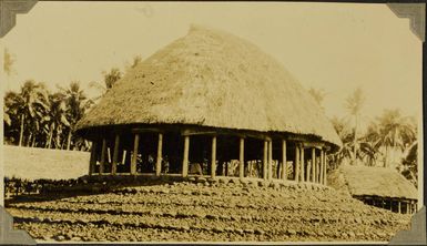 A traditional Samoan fale, 1928