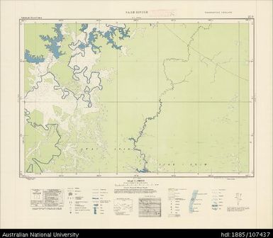 Indonesia, Western New Guinea, Saab Rivier, Series: Nederlands-Nieuw-Guinea, Sheet 27-Y, 1955, 1:100 000