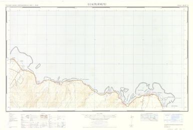 Western Samoa topographical map 1:20,000: Luatuanu'u (Sheet 20)