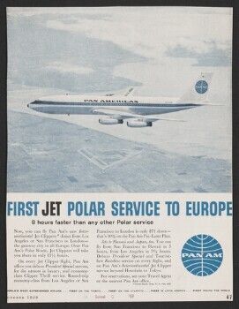 FIRST JET POLAR SERVICE TO EUROPE