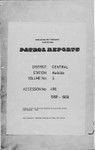 Patrol Reports. Central District, Kwikila, 1968-1969