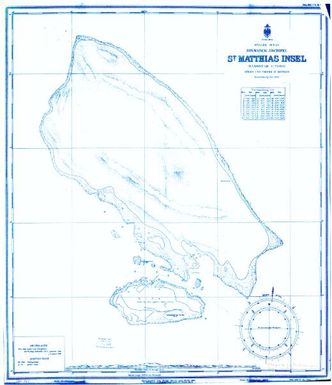 [German nautical charts of German New Guinea, Micronesia, Samoa and Kiautschou]: Stiller Ocean. Bismarck Archipel. St. Matthias Insel. (Sheet 161)