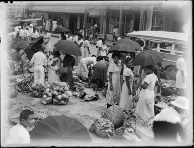 Outdoor market, Suva, Fiji