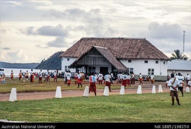 Wallis and Futuna - thatched-roof building