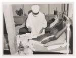 Nurse and patients, Port Moresby, 1947