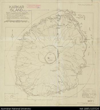 Papua New Guinea, Madang Province, Karkar Island, 1944, 1:63 360