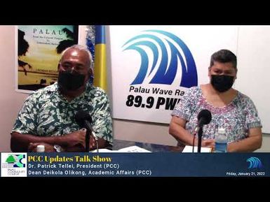 Updates Talk Show with Dr. Patrick Tellei & Dean Deikola Olikong (01/21/2022)