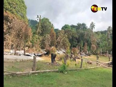 VILLAGE IN RUINS