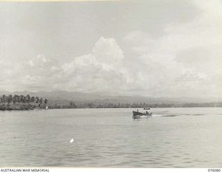 ALEXISHAFEN, NEW GUINEA. 1944-09-18. NAVAL CRAFT WITHIN THE HARBOUR