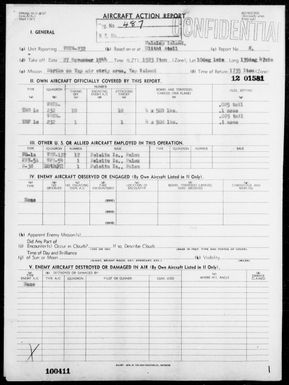 VMTB-232 - ACA Reports #8-9 - Strikes on Yap & Gagil-Tomil Airstrips, Yap, Carolines on 11/27 & 28/44