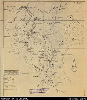 Papua New Guinea, Eastern Highlands, Kainantu Patrol Report No. 4 of 57-58, 1958, 1:126 720