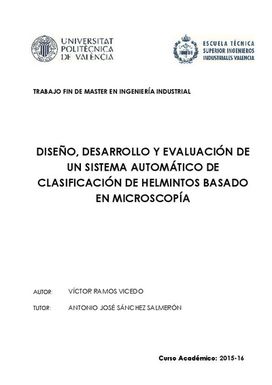 Design, development and evaluation of an automatic classification system of helminth eggs based on microscopy