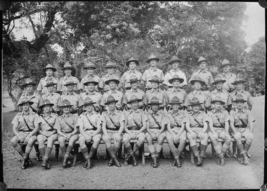 Officers of 39 Company AA Regiment, Fiji.