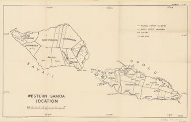 Western Samoa : location / P. Pirie