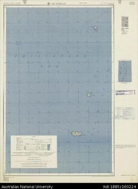 Mariana Islands, Anatahan, Series: W543, Sheet NE 55-13, 1957, 1:250 000