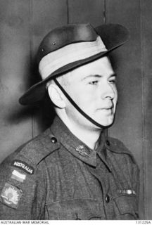 N454409 Private Frank John Partridge VC, No. 8 Battalion, AMF. Private Partridge was awarded the Victoria Cross for bravery at Bougainville, Solomon Islands on 1945-07-24