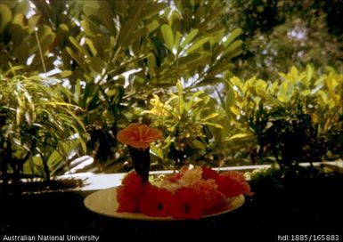 Flower arrangements  - orange flowers