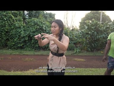 Être femme et travailler dans le secteur de la pêche à Wallis et Futuna – clip 2/3