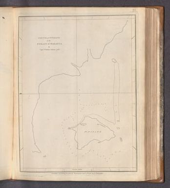 Sketch of Po. Pinang in the Strait of Malaca by Capt Walter Alves 1763