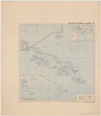 British Solomon Islands / compiled and drawn by Directorate of Colonial Surveys