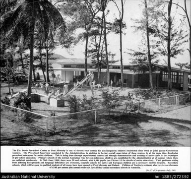 The Ela Beach Pre-school Centre at Port Moresby