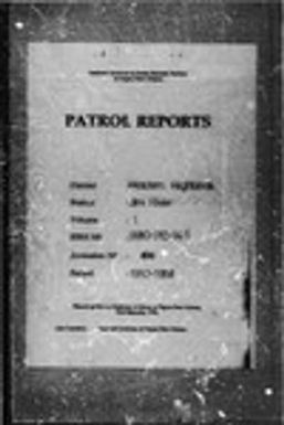 Patrol Reports. Western Highlands District, Jimi River, 1957 - 1958