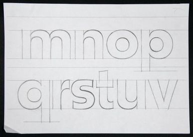 Churchward Type Style Bold 2002 Sketch