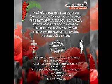 ANZAC Day 2024 Tribute - Sāmoa Capital Radio