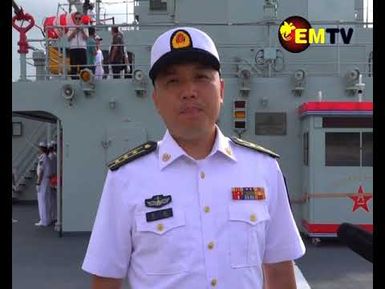 PURPOSE OF CHINESE NAVY VISIT