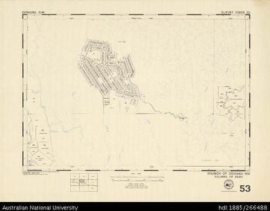 Papua New Guinea, Domara NW, Survey Index 53, 1:50 000, 1972