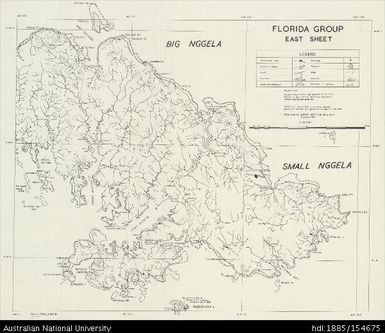 Solomon Islands, Florida Group, East Sheet 224A/B, 1955, 1:40 000