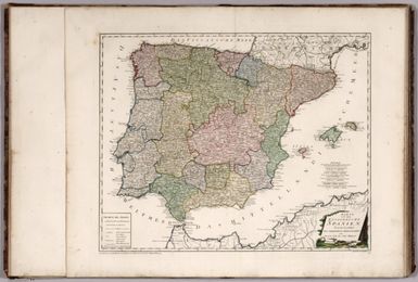 Karte von konigreiche Spanien : nach Lopezs. Neu verzeichnet herausgegeben von Franz Joh. Jos. von Reilly. Zu finden im von Reilly'schen Landkarten und Kunstwerke Verschleiss Komptoir. Wien, 1795. Gestochen von F. Muller. (to accompany) Grosser Deutscher Atlas.