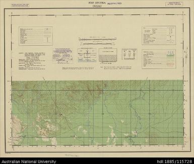 Papua New Guinea, Southern New Guinea, Oveau, 1 Inch series, Sheet 2041, 1943, 1:63 360