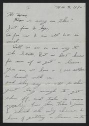 Ernest Ball Correspondence, November-December, 1945