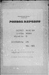 Patrol Reports. Milne Bay District, Misima, 1964 - 1965