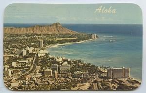 [Postcard of Waikiki and Diamond Head]