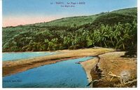 49. - Tahiti. - La Plage à Arue