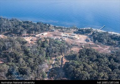 Wapolu, the mining camp from the air