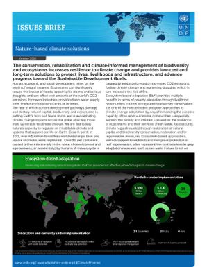 Nature-based climate solutions : Issues brief