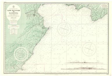 [New Zealand hydrographic charts]: New Zealand - South Island. Cape Palliser to Kaikoura. (Sheet 62)